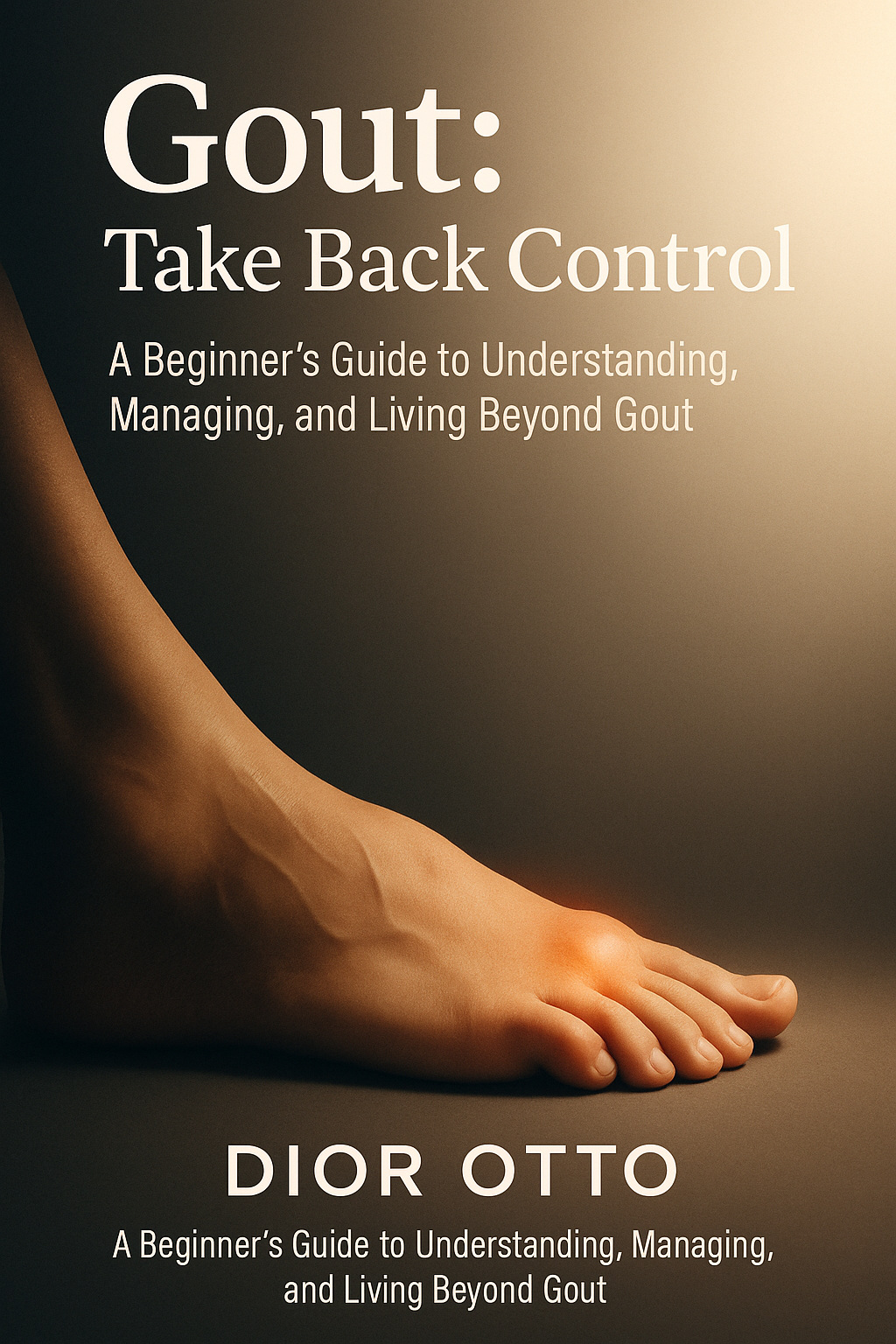 Gout: Take Back Control cover, made with the AI Book Studio